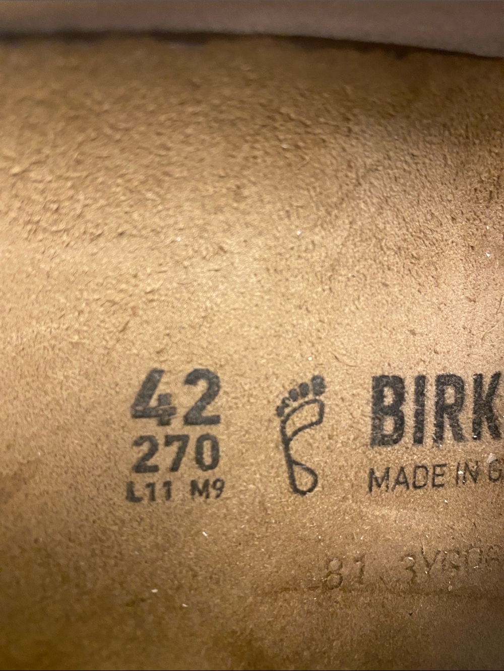 Birkenstock Boston Suede Leather Clogs Men’s Size 9US or Women’s 11US - Picture 5 of 8